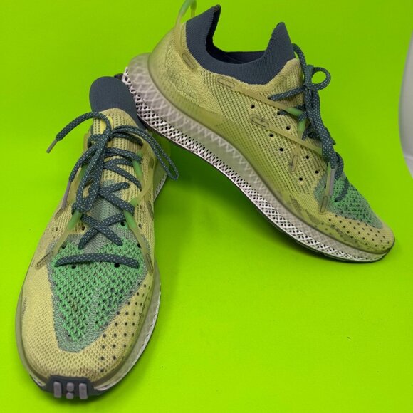 adidas Other - adidas 4D Fusio Semi Frozen Yellow Running Shoes 2021 FY3603 Mens 13